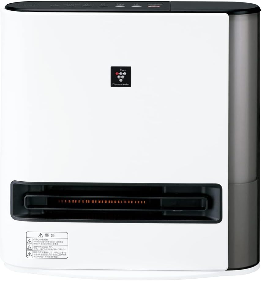 シャープ プラズマクラスター 加湿セラミックファンヒーター HX-PK12-W