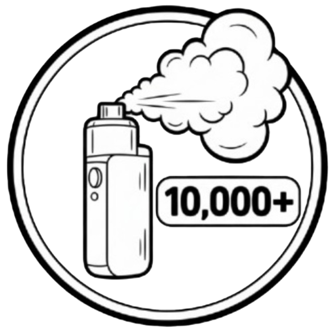 最大10,000回吸引