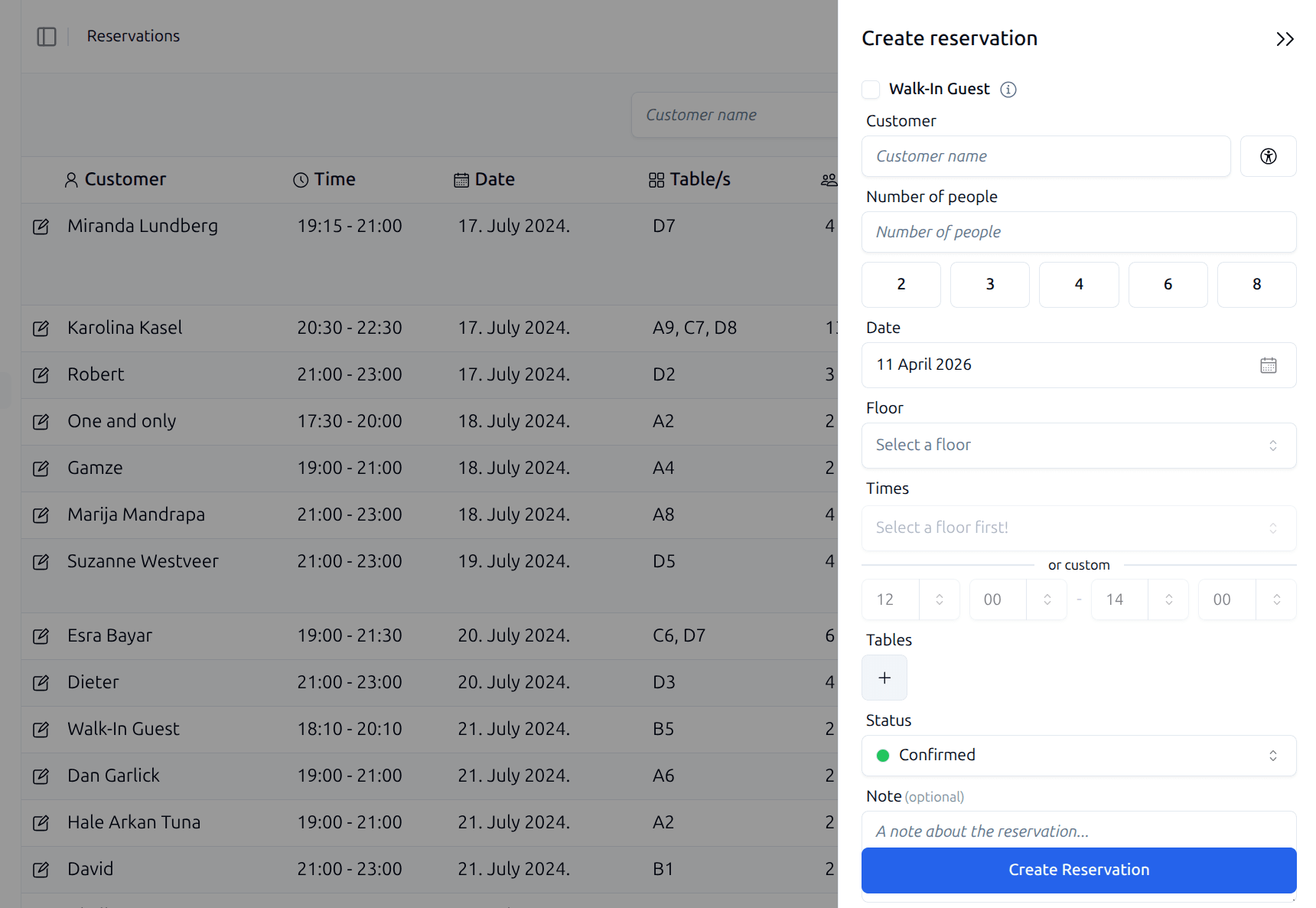 Da li je sto zauzet?