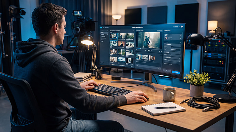 Human-led production with AI compressing editing, versioning, and adaptation timelines - multiplying content reach without proportional cost