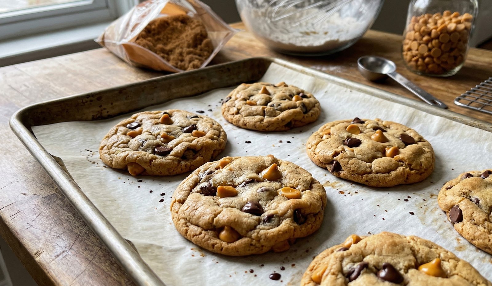Ultimate Chewy Butterscotch Chocolate Chip Cookies