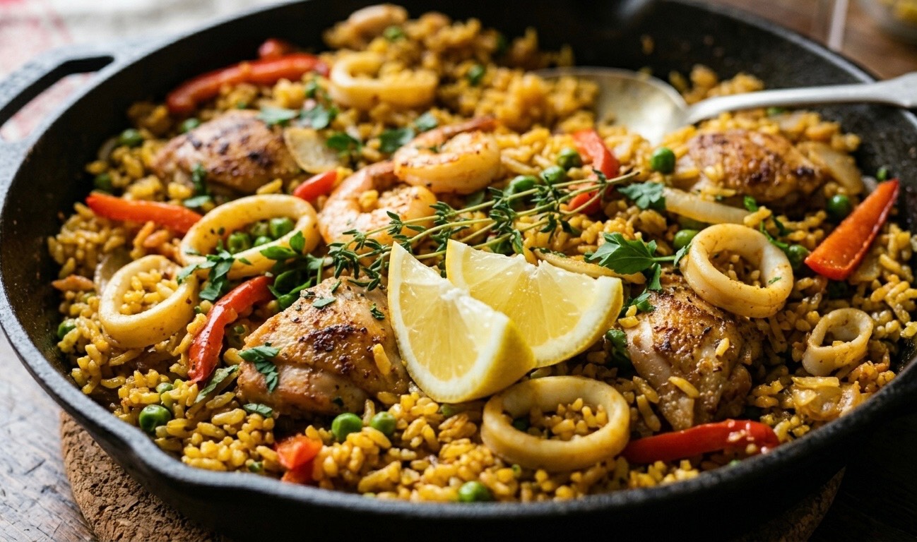 Authentic Golden Sautéed Spanish-Style Rice