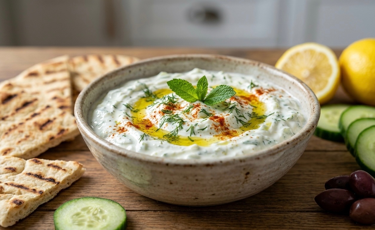 Easy Authentic Homemade Tzatziki Sauce