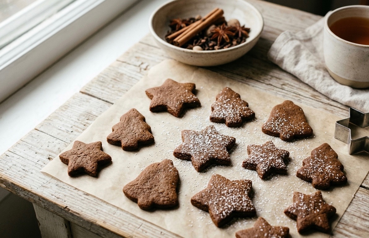 Aromatic Spiced Molasses Cut-Out Cookies