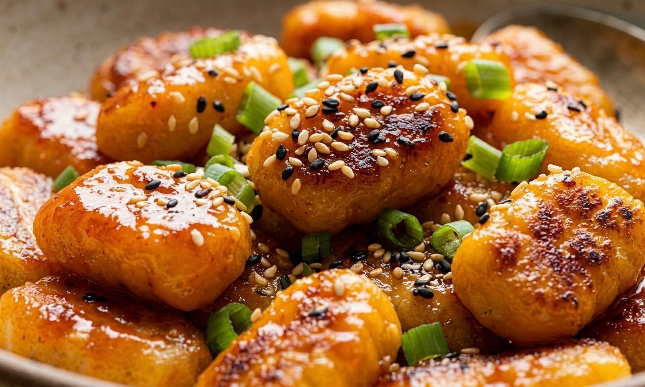 Honey-Gochujang Crispy Gnocchi