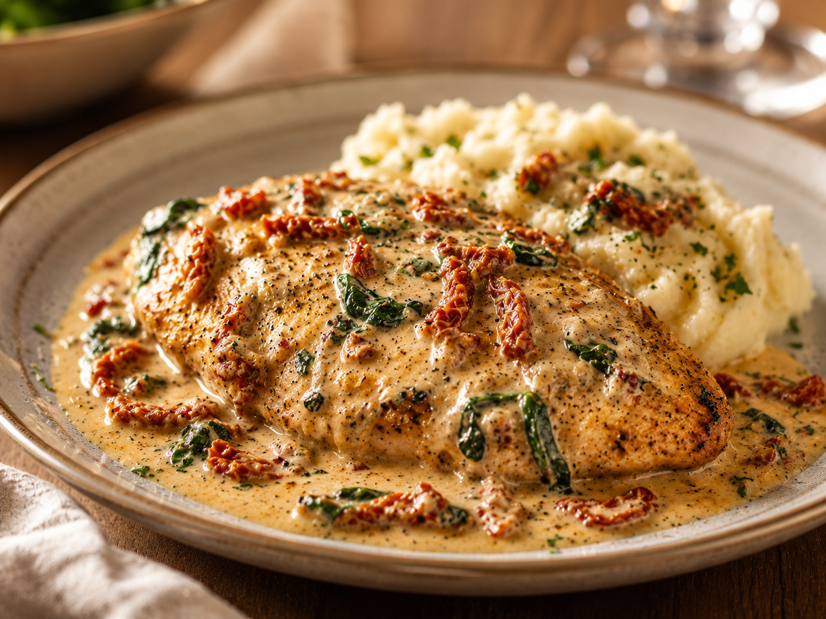 Creamy Sun-Dried Tomato Marry Me Chicken