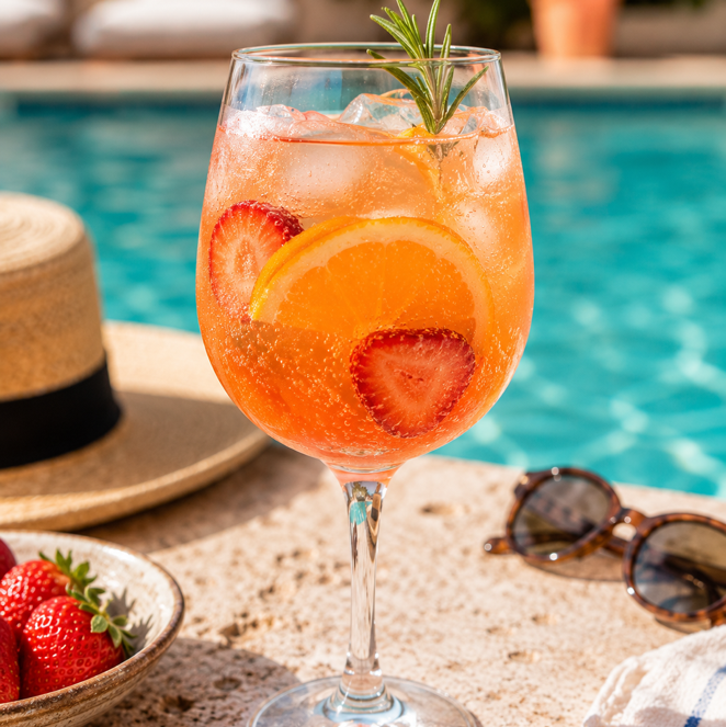 Summer Poolside Gin Spritz
