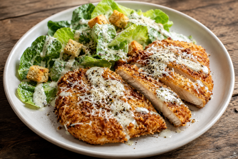 Crispy Caesar Chicken Cutlets