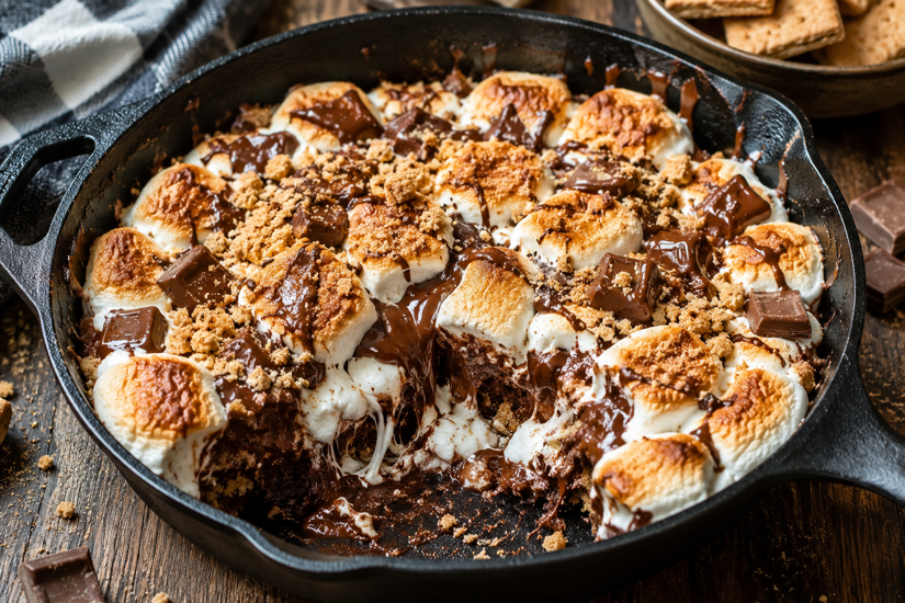 Decadent Million-Dollar S'mores Skillet