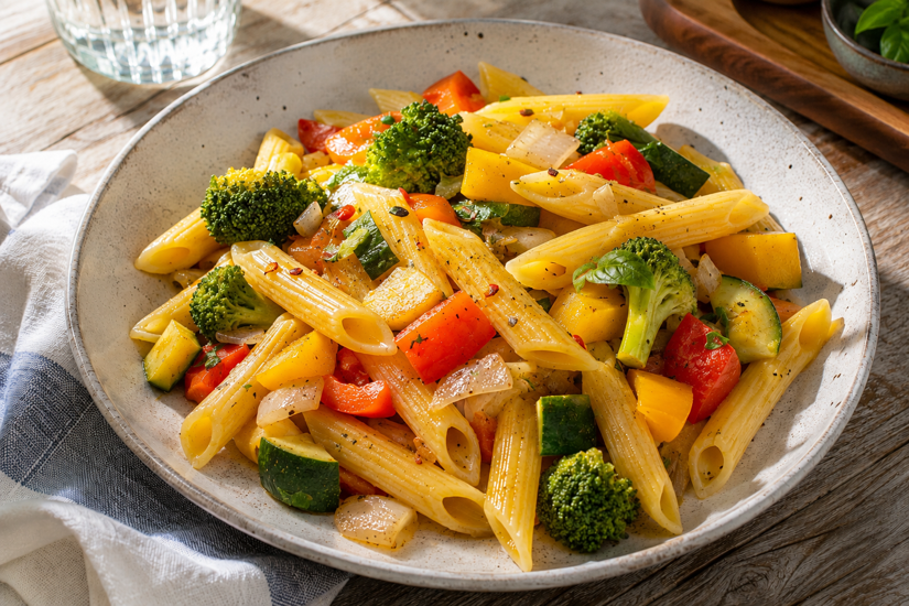 Quick Garden Vegetable Penne