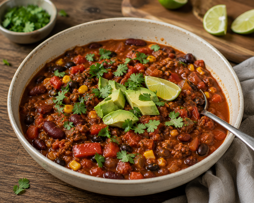 Hearty One-Pot Easy Vegan Chili