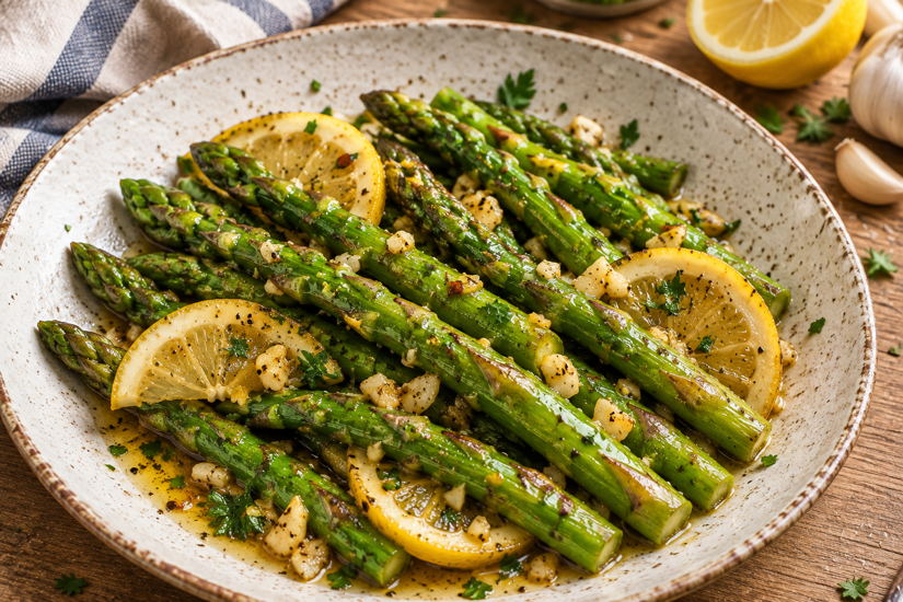 Sautéed Lemon Garlic Asparagus