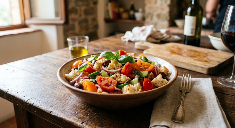 Classic Tuscan-Style Panzanella Salad