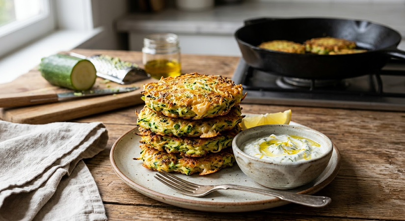 Crispy Golden Zucchini Fritters