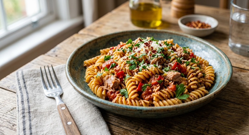 Spicy Chilli Tuna Pasta