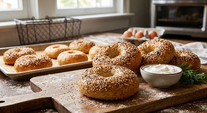 Easy Homemade High-Protein Bagels