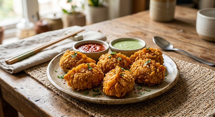 Crispy Kurkure Momos