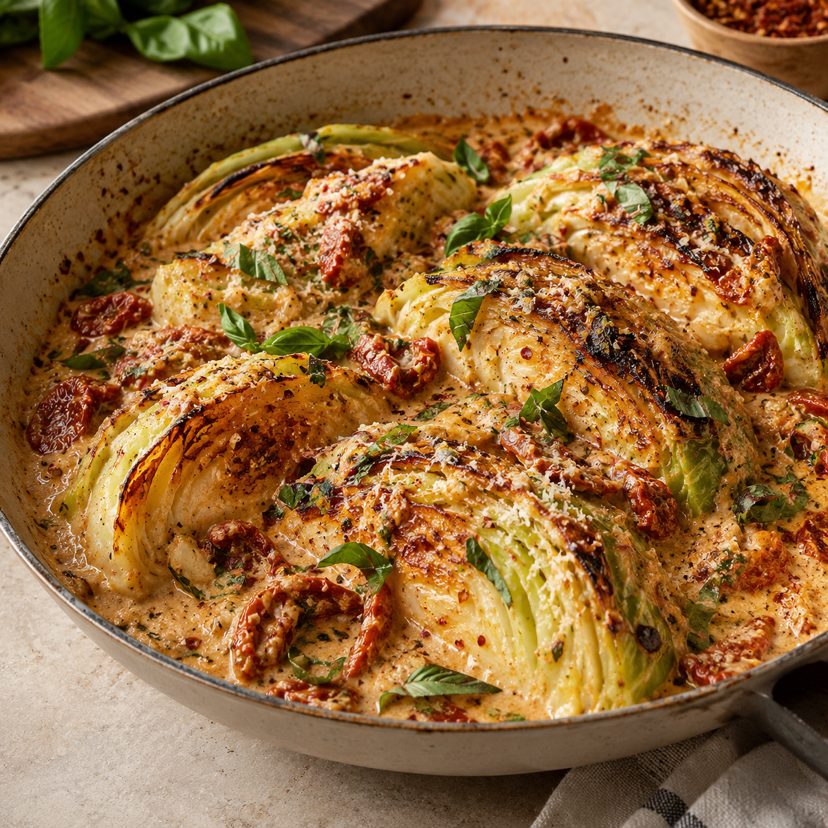 Creamy Marry Me Melting Cabbage