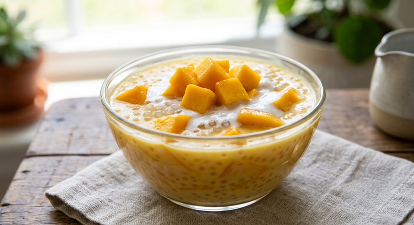 Creamy Coconut Mango Sago