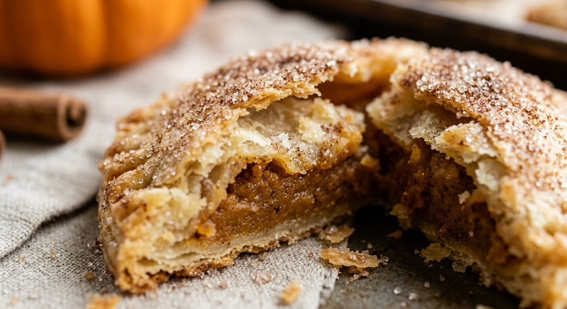 Mini Pumpkin Hand Pies with Cinnamon Sugar