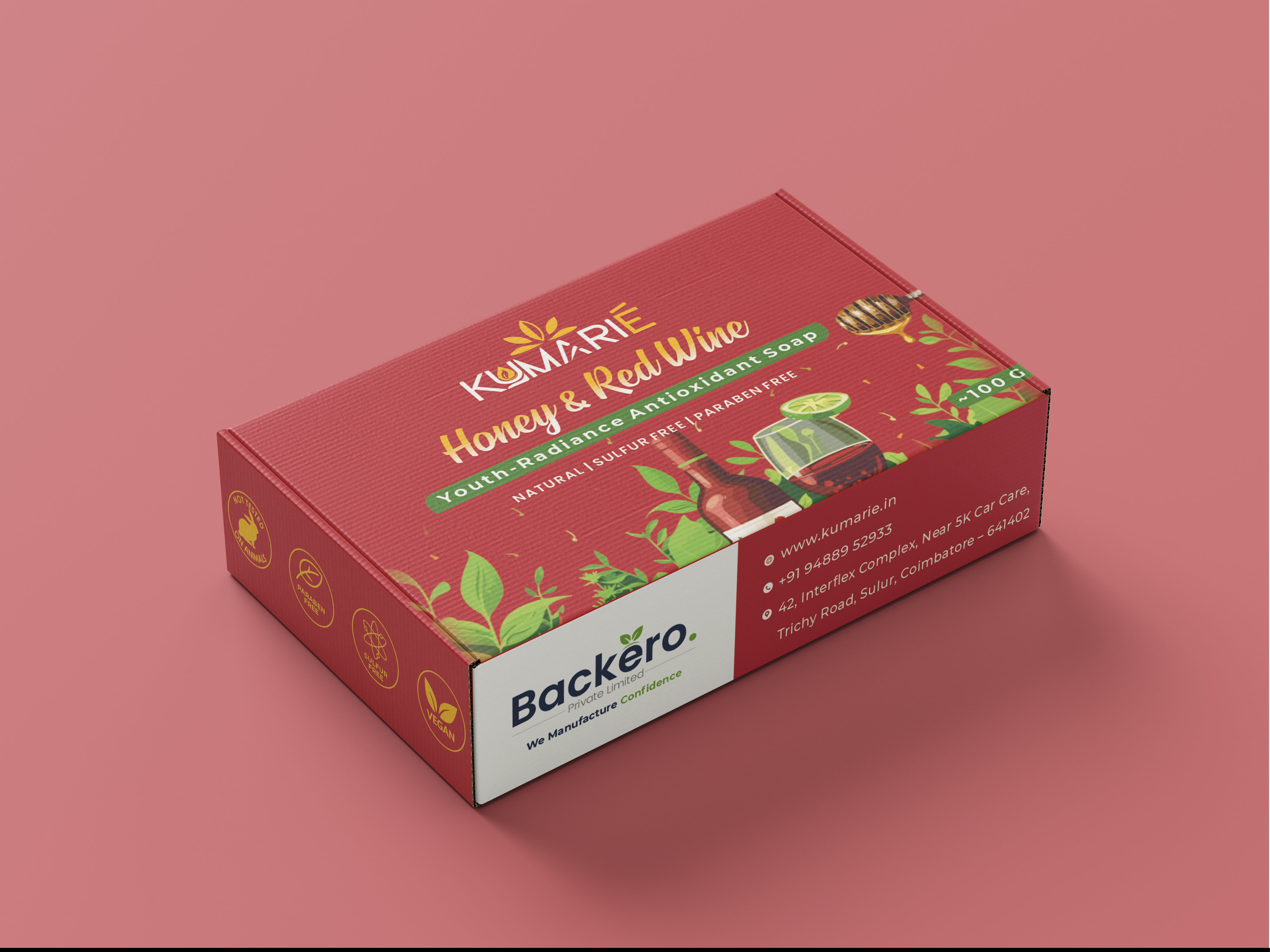 Honey & Red Wine Youth-Radiance Antioxidant Soap