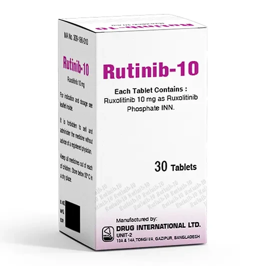 Rutinib 10mg Tablet