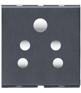 7011 /7011A S7 6 Amps 2 in 1 SOCKET 2M with SAFETY SH - GRAPHITE GREY