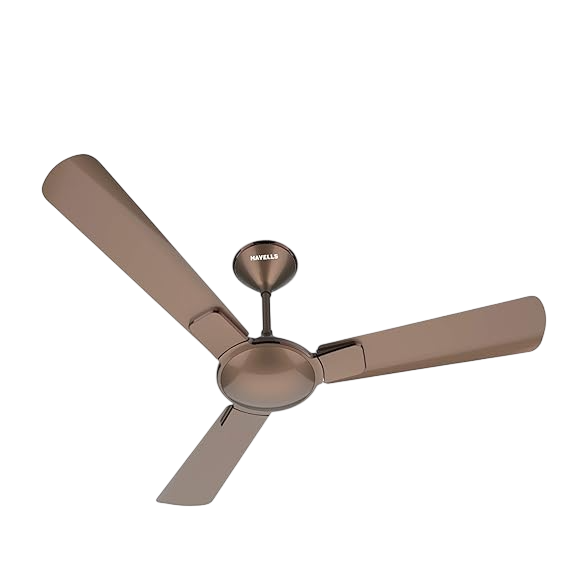 Enticer Decorative Dust Resistant High Speed Ceiling Fan - Bronze Cola Chrome,1200mm