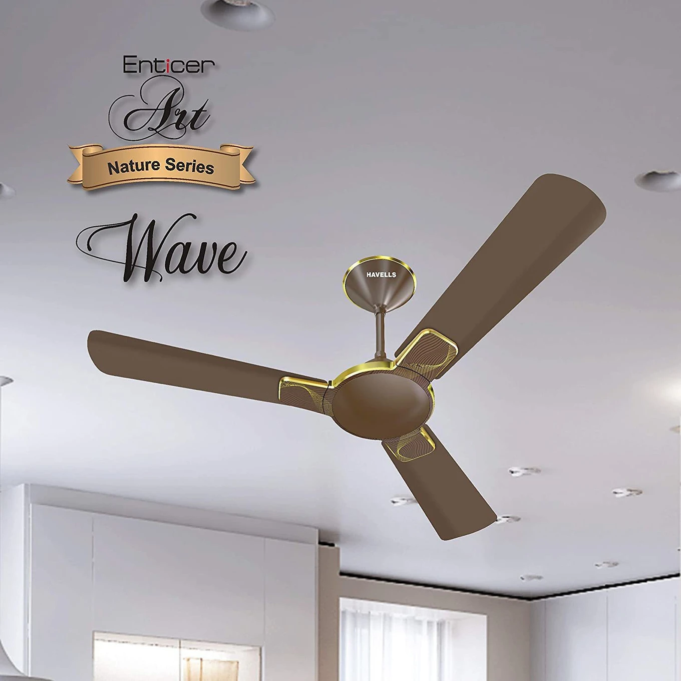 ENTICER ART NS WAVE PEARL BROWN - PEARL BROWN, 1200MM