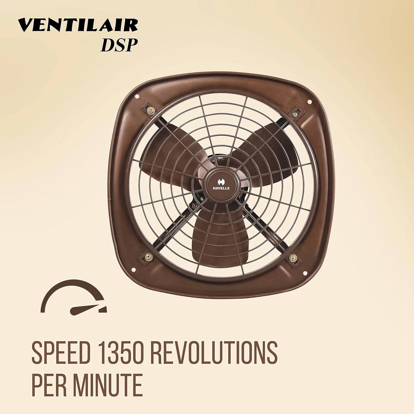 VENTILAIR DSP STEEL 300MM  - CHOCO BROWN