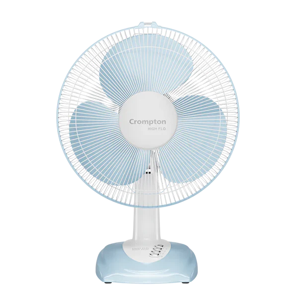 Crompton Hiflo Wave Plus Table Fan - powder blue