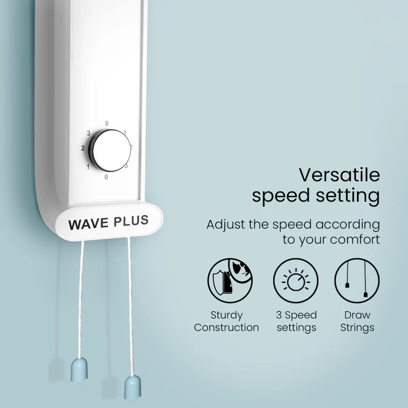Crompton Hiflo Wave Plus Wall Mounted Fan image 4