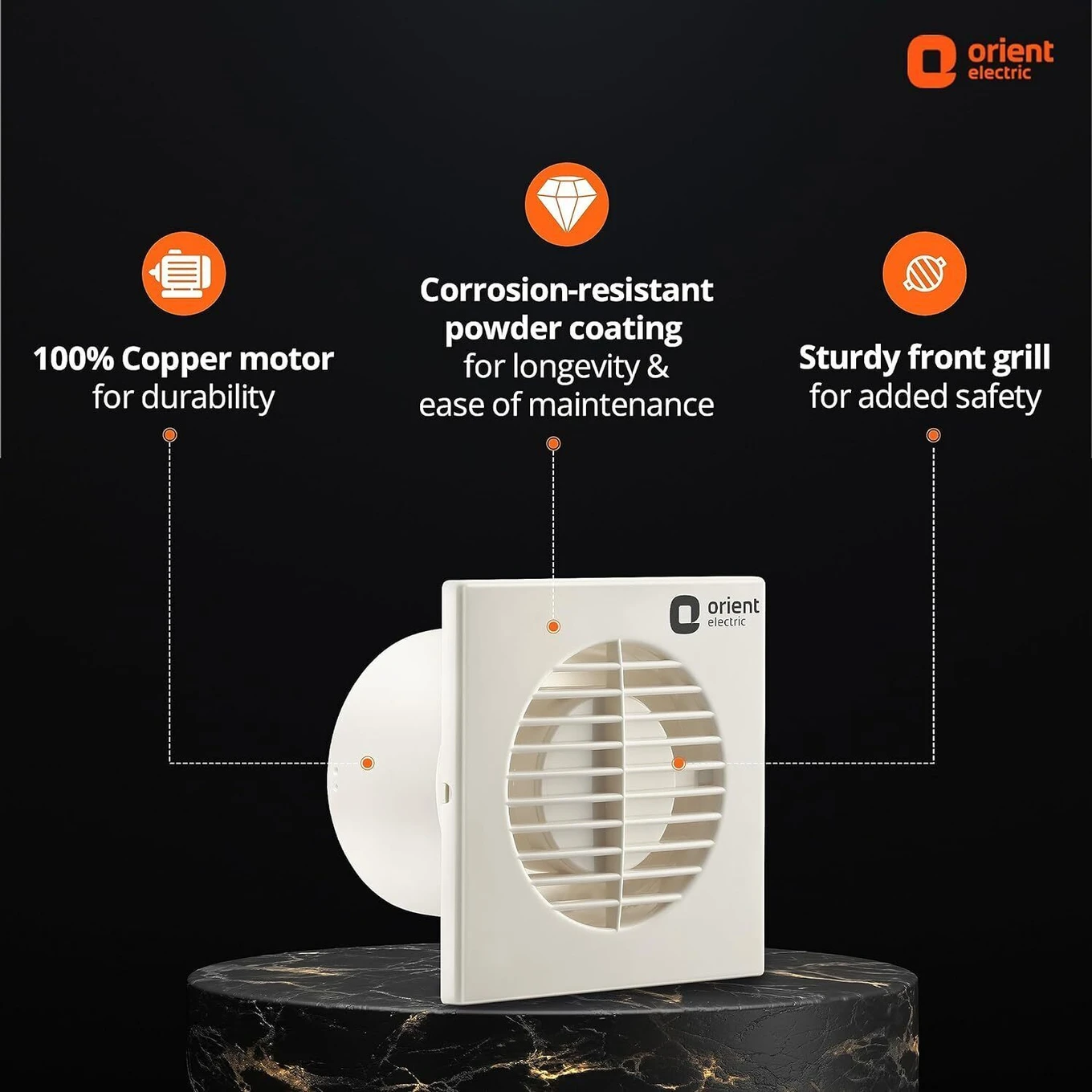 ORIENT SMART AIR SILENT EXHAUST FAN image 5