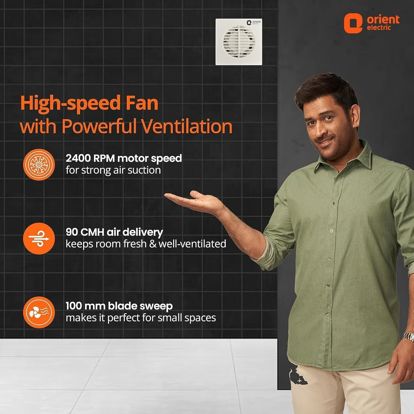 ORIENT SMART AIR SILENT EXHAUST FAN image 4