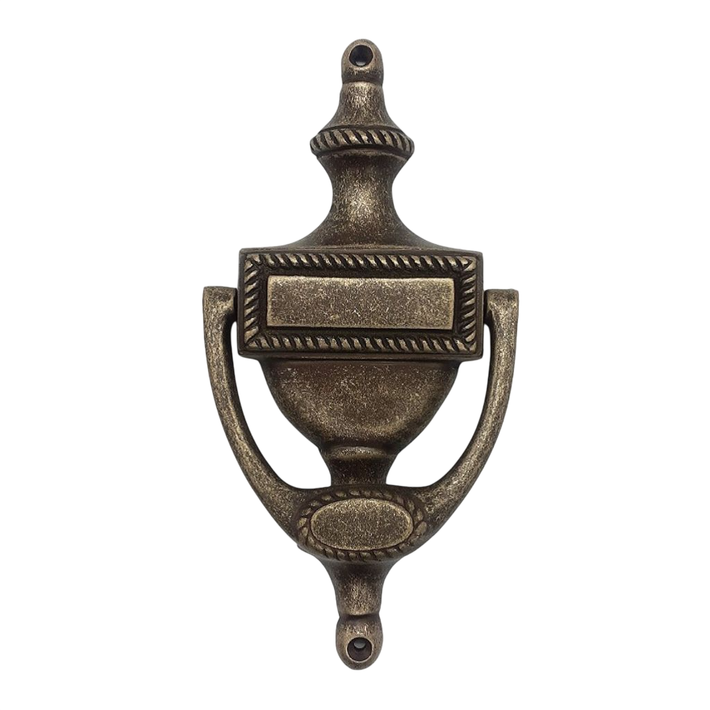 Old School ABSR Finish Brass Door Knocker - absr finish