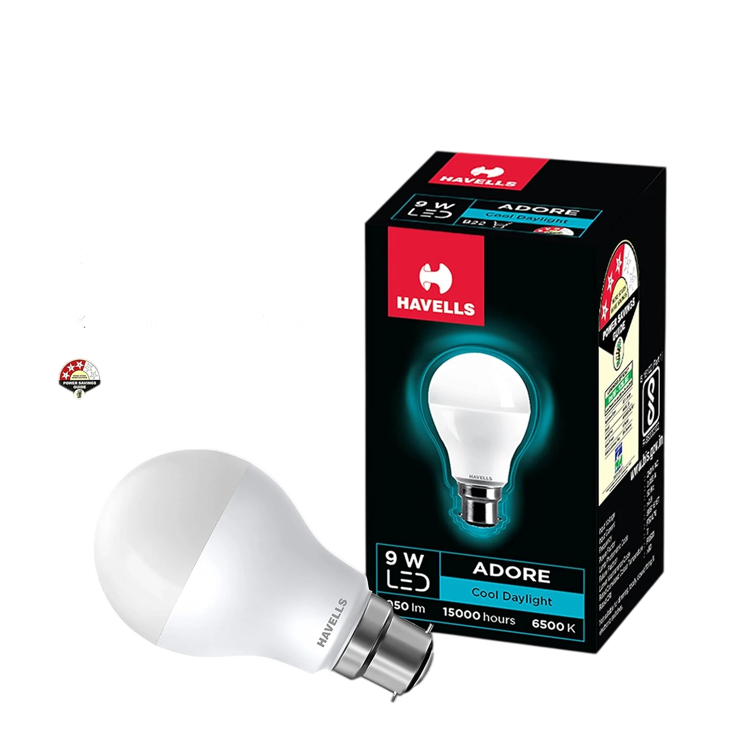 9W led bulb adore plus