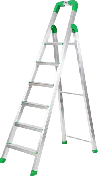 Aluminium 6-step ladder