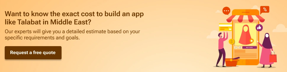 build an app like Talabat in Middle East