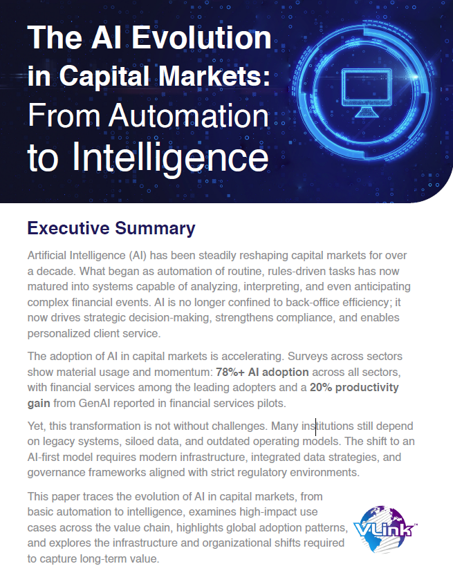 AI evolution capital markets