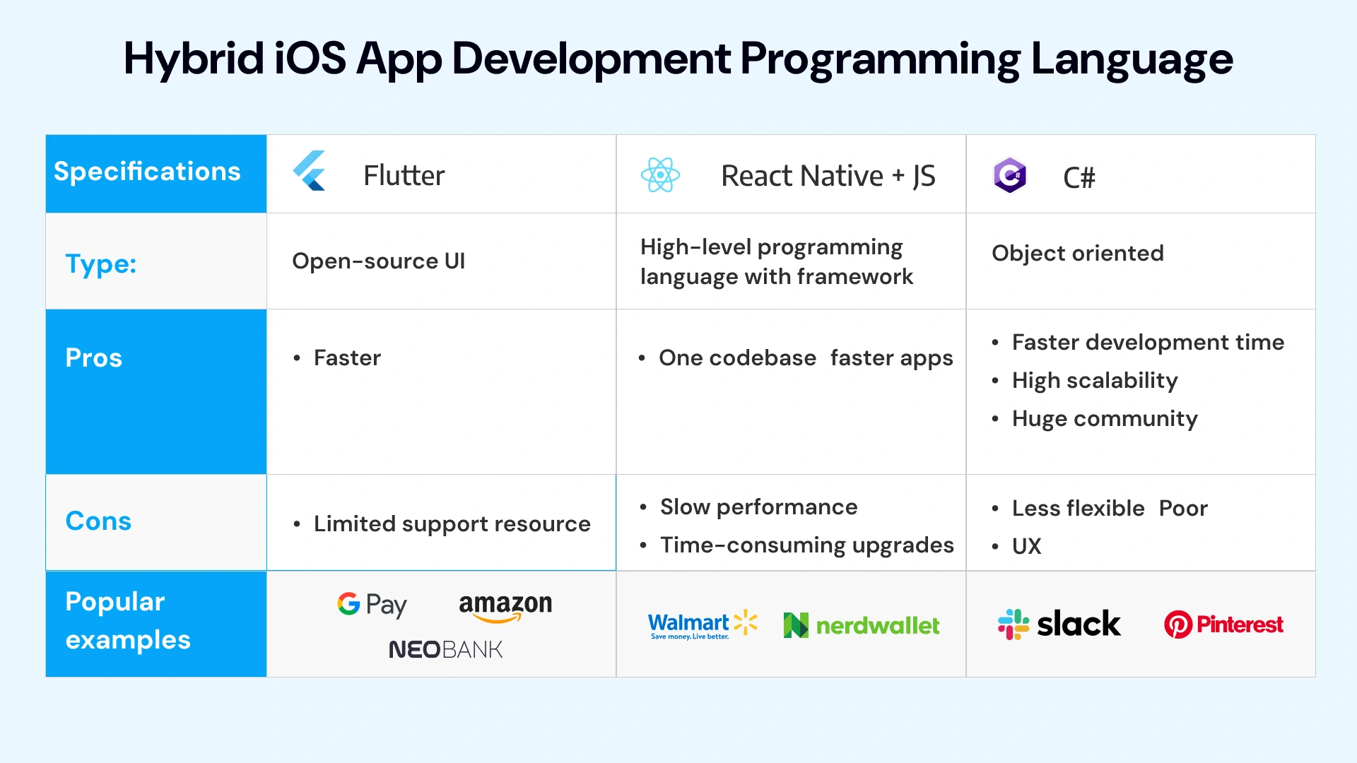 Hybrid App Development Programming Language