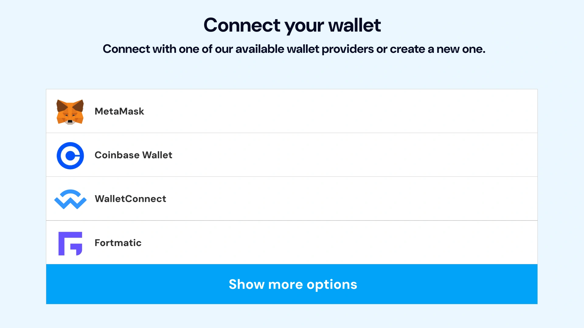 Connect your wallet