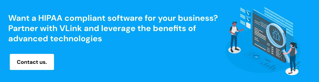Comply with HIPAA In Software CTA1