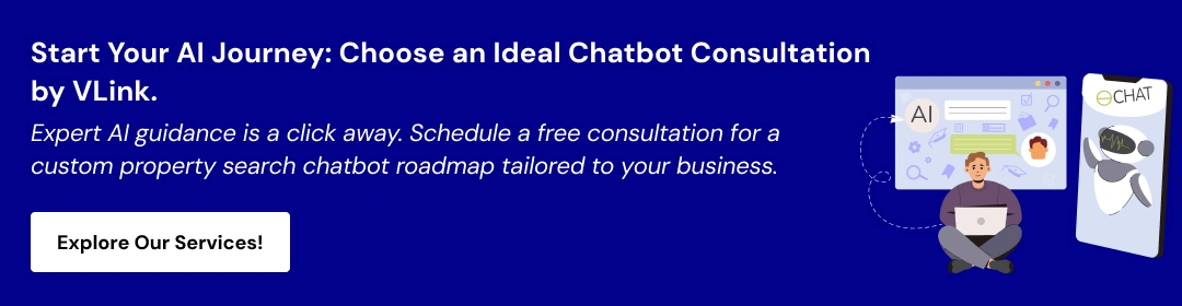 Explore our Coversational AI chatbot development services