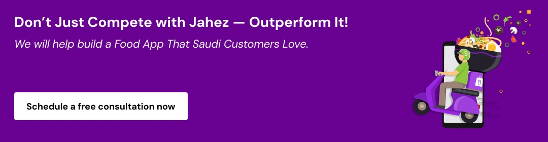 Cost to Develop a Food Delivery App Like Jahez CTA2