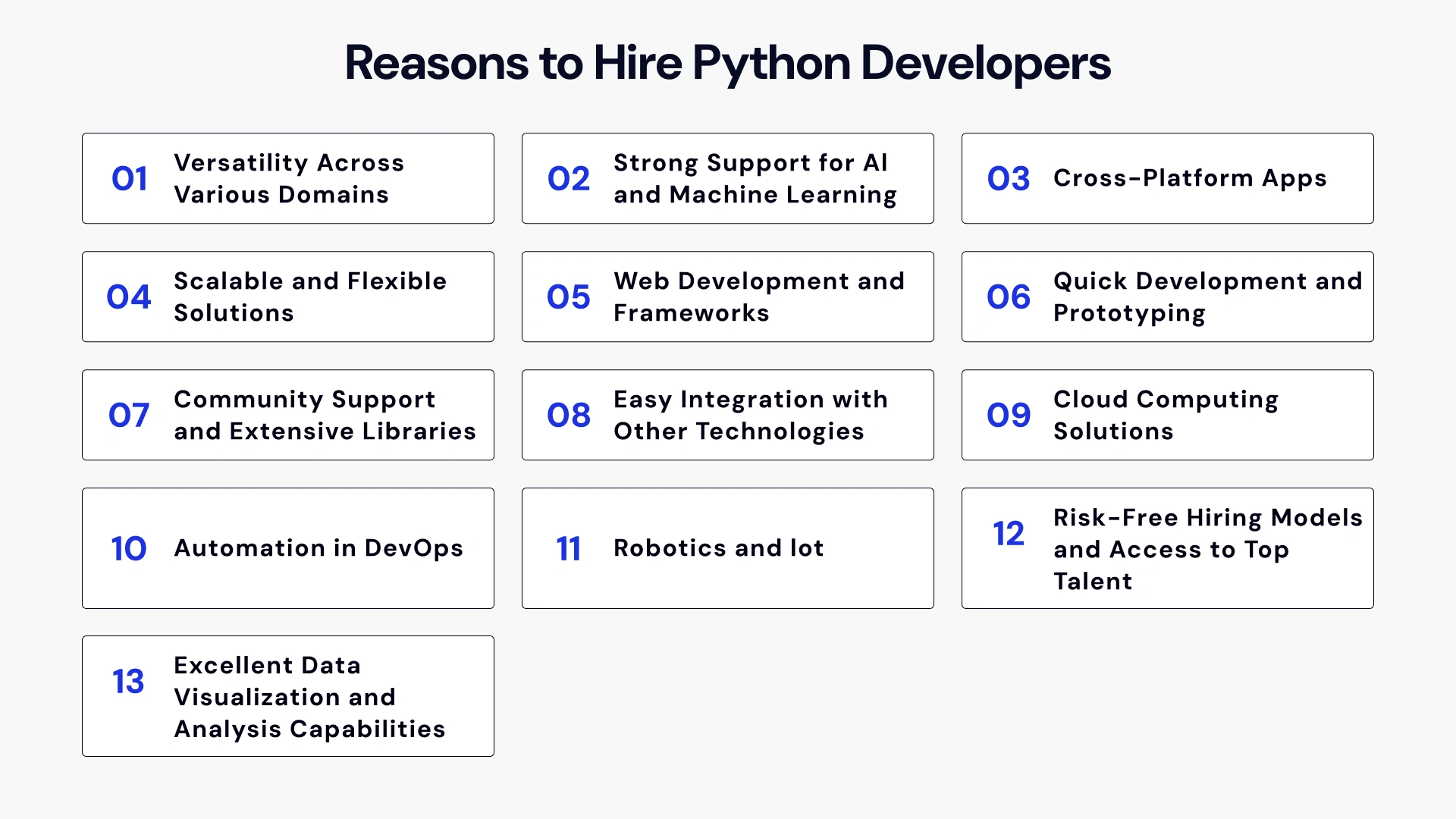 Reasons to hire python developers