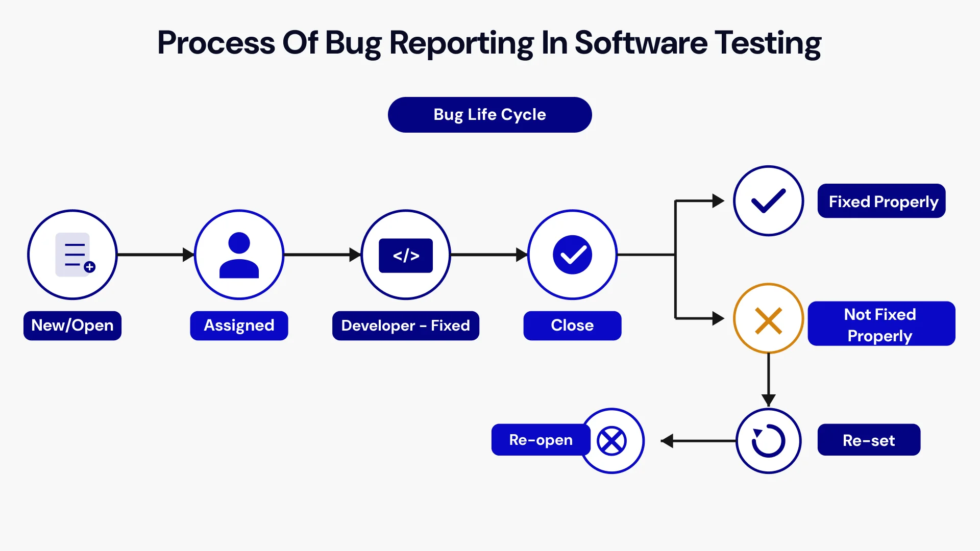 Process of bug reporting in software testing