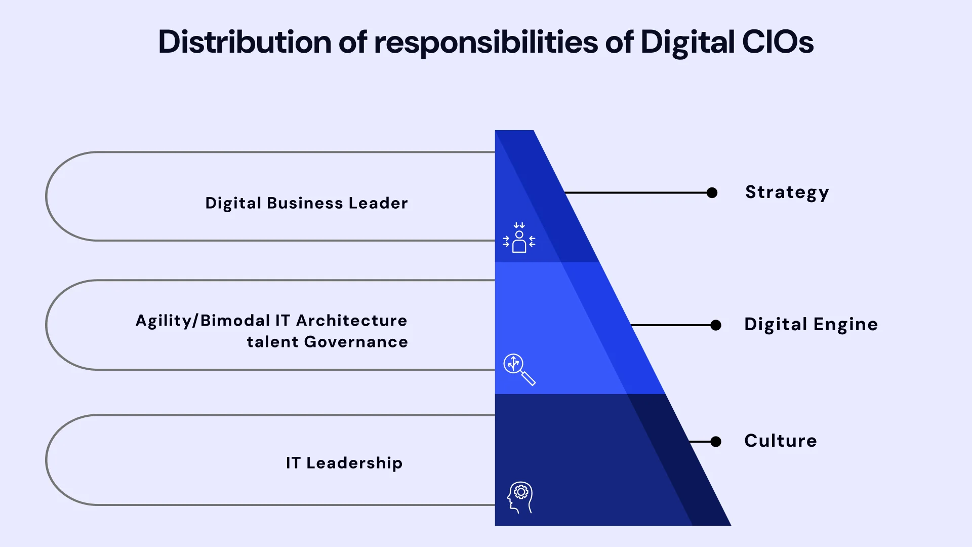 Distribution of Responsibilities of Digital CIOs