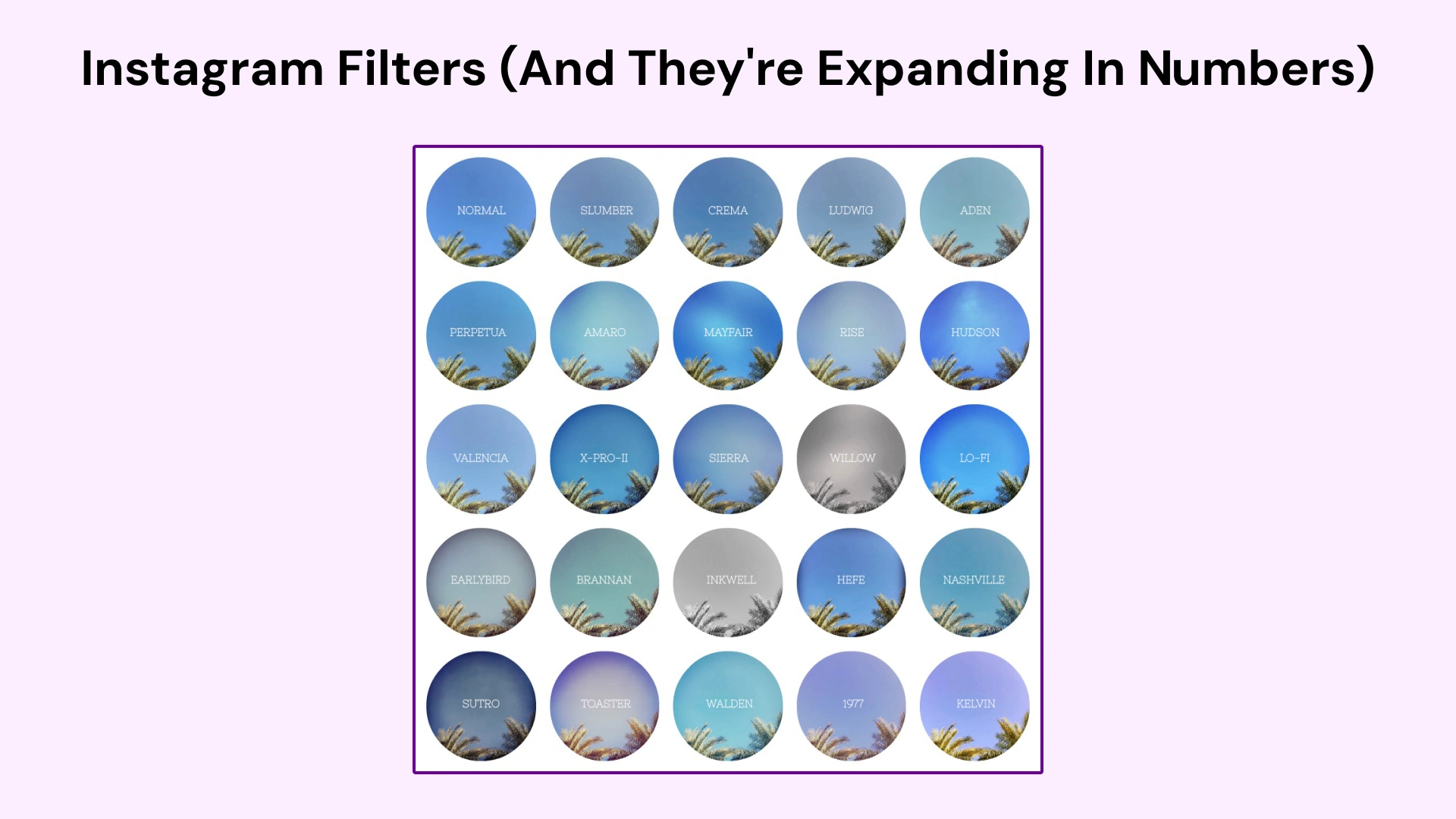Instagram filters