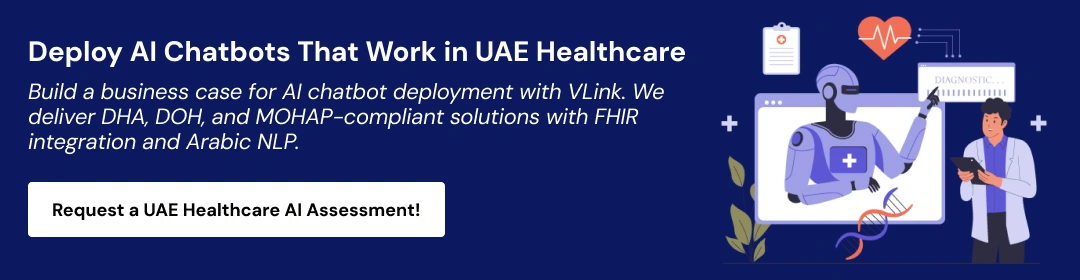 AI Chatbot Implementation for UAE Healthcare_ ROI Calculator & Guide CTA 2.webp