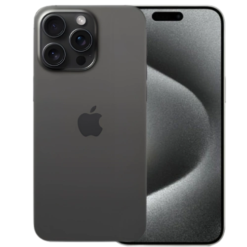 iPhone 15 Pro in Black Titanium